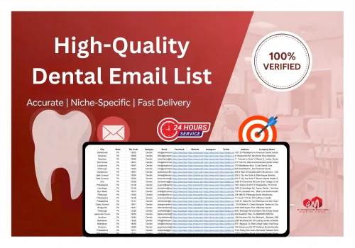 Verified Dental Email List for Targeted Marketing