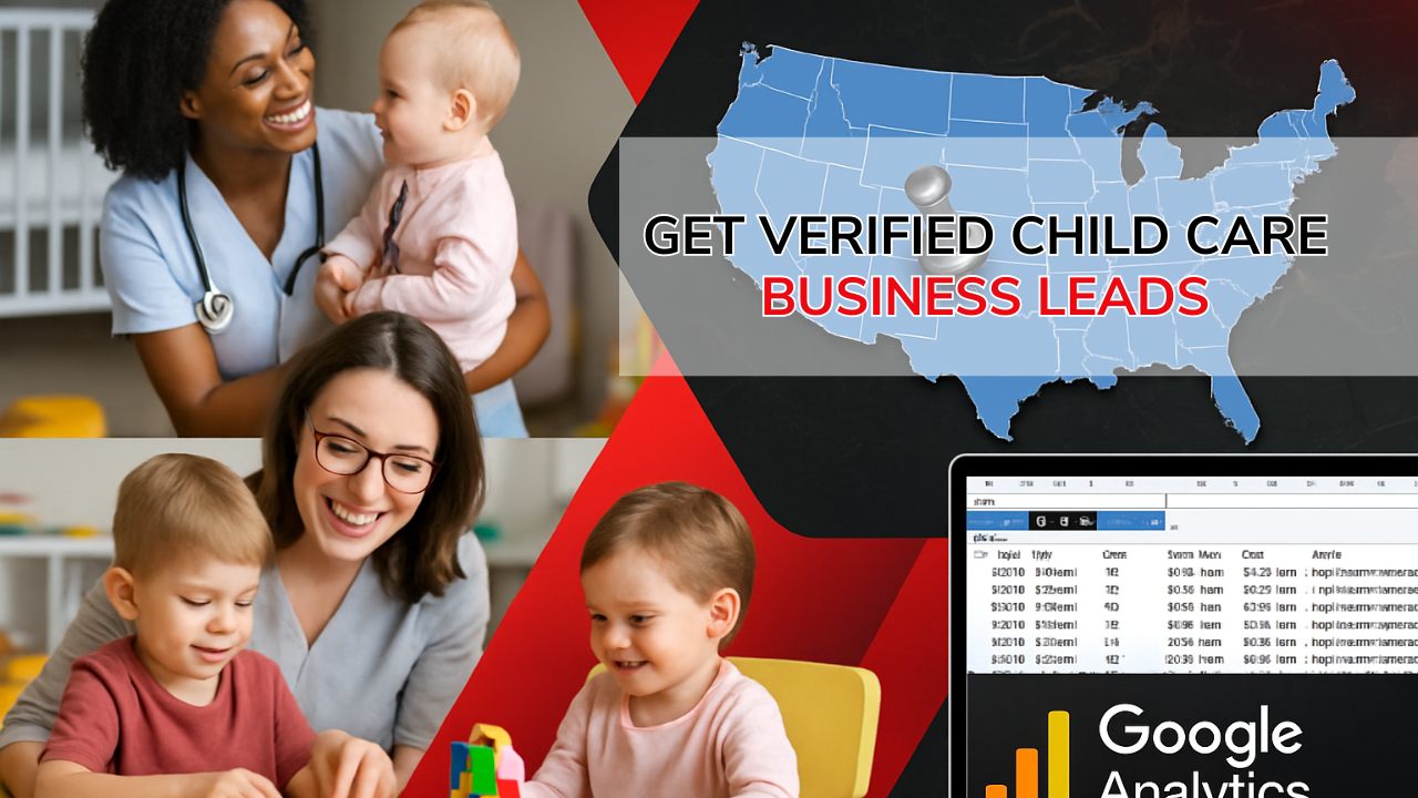 Verified child care leads with accurate contact details to grow your daycare or child care business.