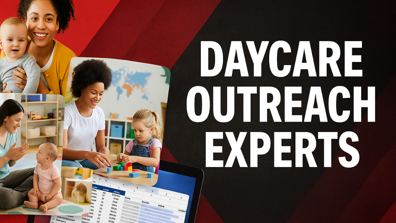 Verified business contact list for quick outreach and marketing growth in daycare services.