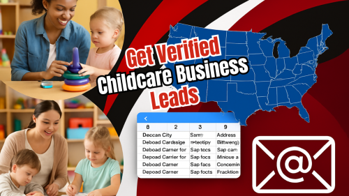 Product image showing verified child care leads for easy business growth and successful marketing campaigns.