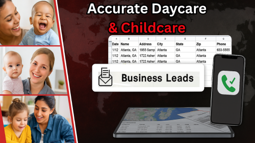 Verified daycare centers leads with accurate phone numbers, emails, and owner details for outreach success.