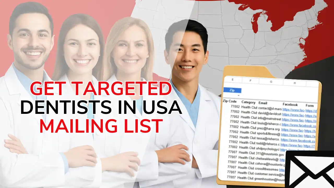 Dental Providers Email List – Verified and Customized