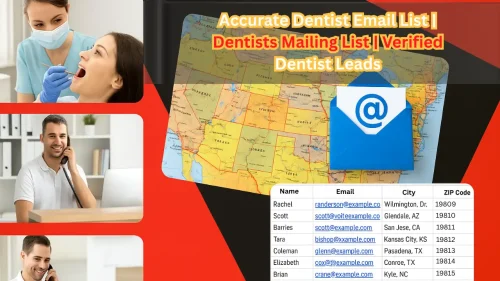 Verified Dentist Email List for Marketing Success